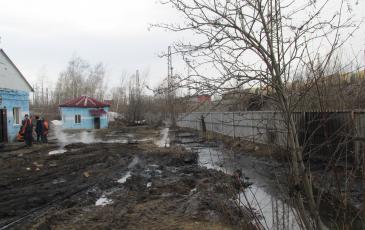 Загрязненные площади на промывочно-пропарочной станции Черниковка-Восточная